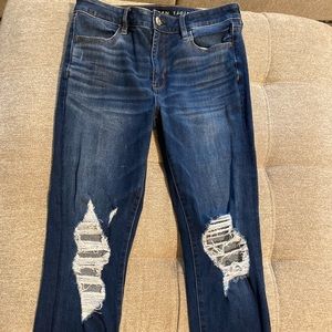American Eagle Outfitters distressed skinny jeans